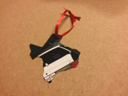 Texas Highway Patrol SSP Aluminum Ornament