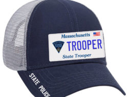 Massachusetts State Police - License Plate Trucker Cap - Current