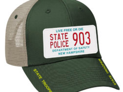 New Hampshire State Police - License Plate Trucker Cap
