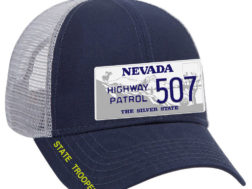 Nevada Highway Patrol - License Plate Trucker Cap - State Trooper