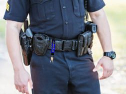 Alternative view of California Highway Patrol CHP Tactical Keychain Lanyard