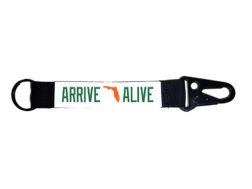 Florida Highway Patrol FHP Arrive Alive Tactical Keychain Lanyard