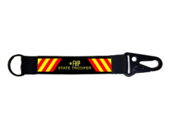 Florida Highway Patrol Dial FHP State Trooper Tactical Keychain Lanyard