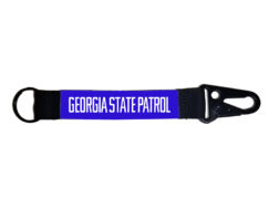 Georgia State Patrol GSP White Tactical Keychain Lanyard