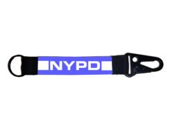 New York Police Dept NYPD Blue Tactical Keychain Lanyard