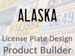 Alaska - Custom License Plate Design Product Builder