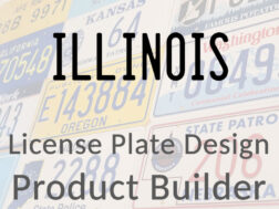 Illinois - Custom License Plate Design Product Builder