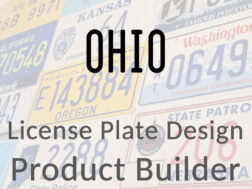 Ohio - Custom License Plate Design Product Builder