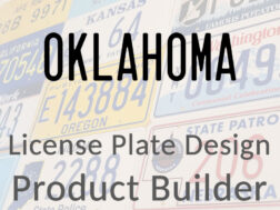 Oklahoma - Custom License Plate Design Product Builder