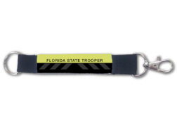 Florida Highway Patrol FHP Keychain Lanyard - State Trooper Chevron V2