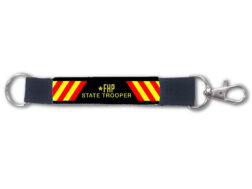 Florida Highway Patrol FHP Keychain Lanyard - State Trooper Chevron V1