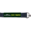 New Hampshire State Police Trooper Keychain Lanyard - NH Script