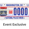 2026 National Police Week Vehicle Honor Guard License Plate Product Builder